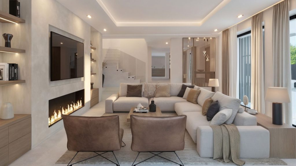 Interiorismo de salones_ cómo crear un espacio elegante, cálido y funcional